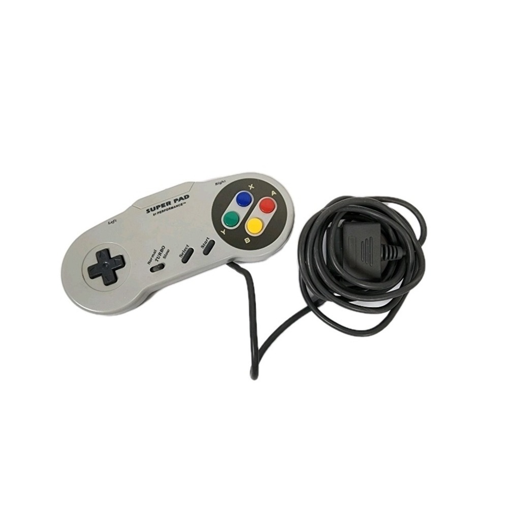 Performance Super Pad SNES Controller Turbo Slow Normal Modes‎